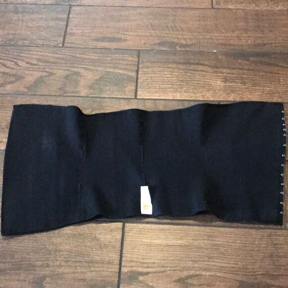 ANN CHERY BLACK TRAINER CORCET SIZE 32 - Picture 3 of 9